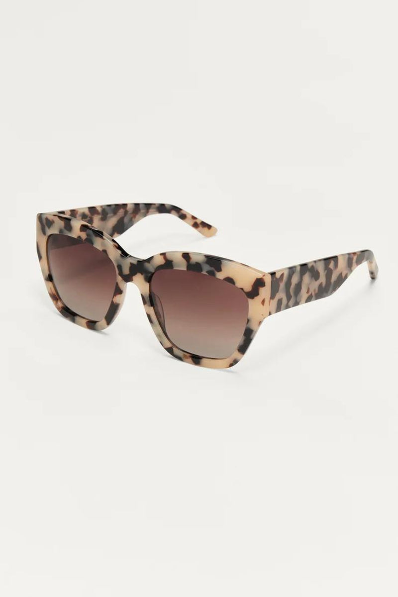 Z Supply Iconic Sunglasses - Brown Tortoise-Gradient