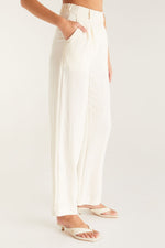 Z Supply Lucy Airy Pant - Adobe White