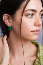 Larissa Loden Zia Earrings - Green