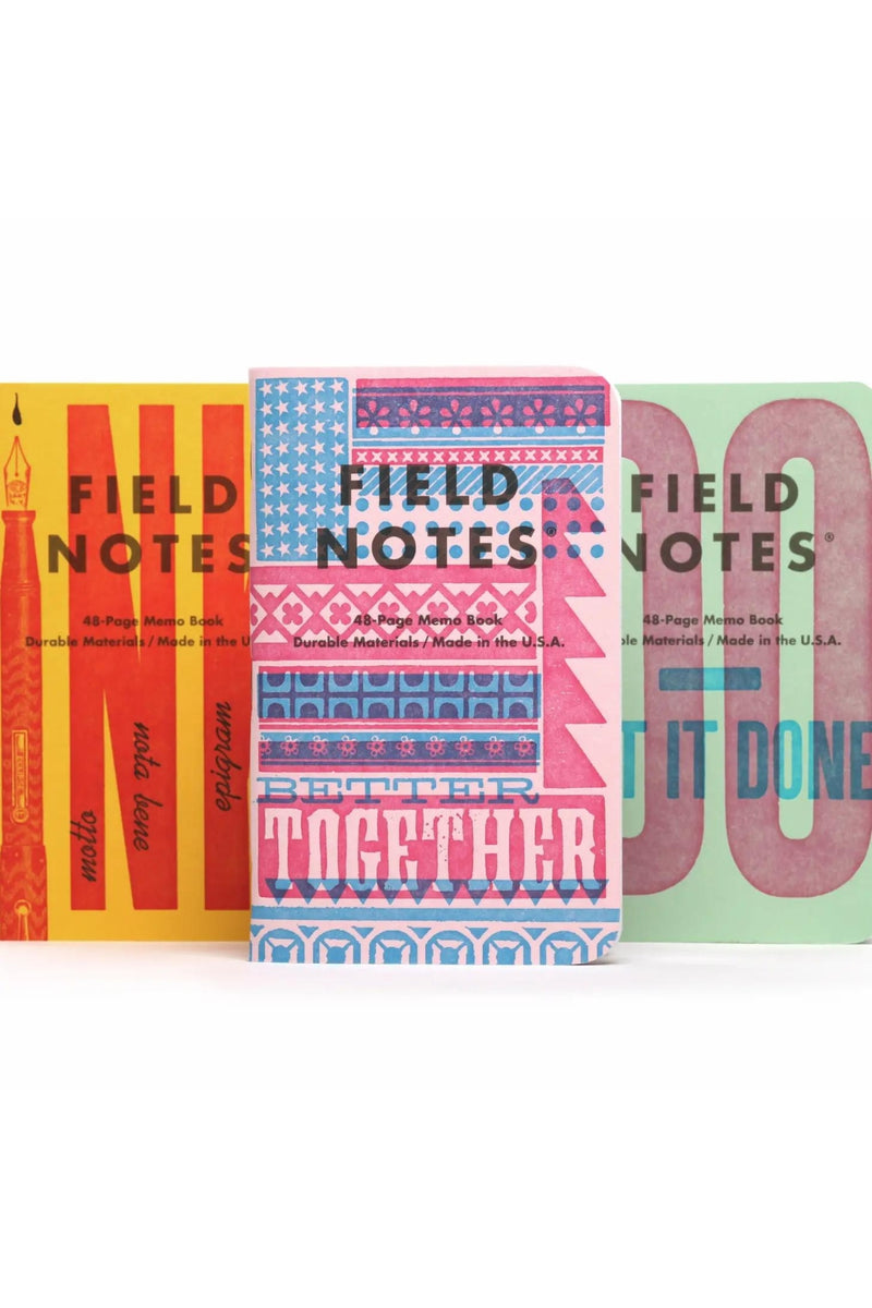 Field Notes United States of Letterpress: B