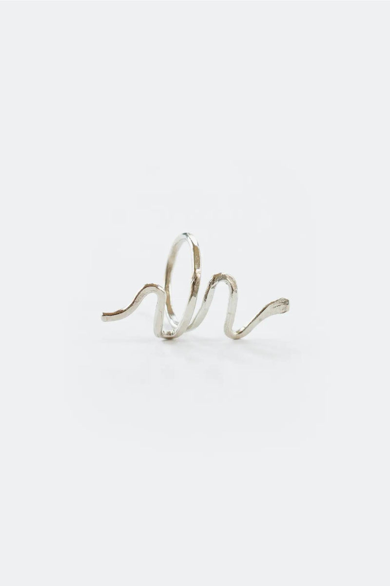 Serpentine Ring - Silver