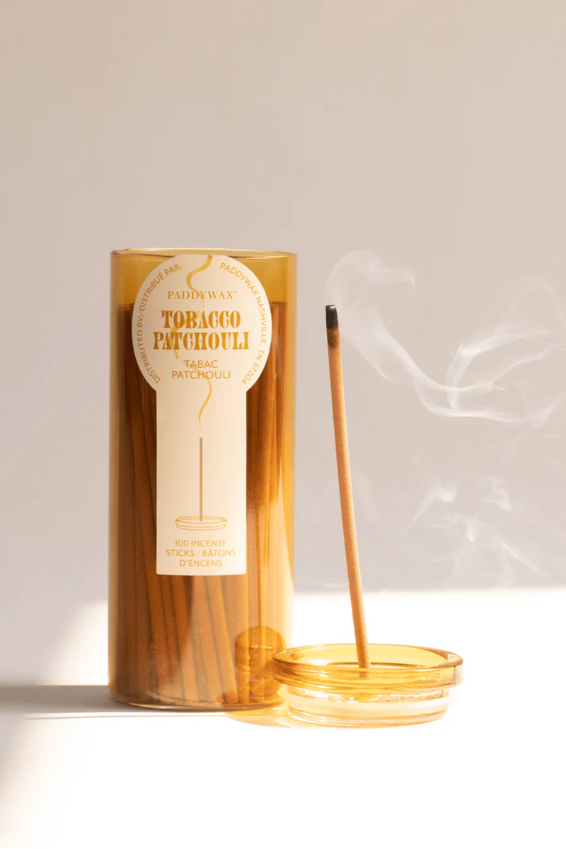 Paddywax Incense - 100 Sticks - Tobacco Patchouli