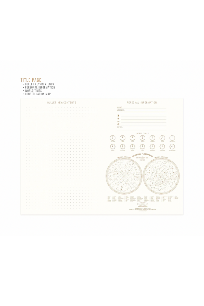 Design Works Ink Hardcover Journal - Bright Terracotta Radiant Rays