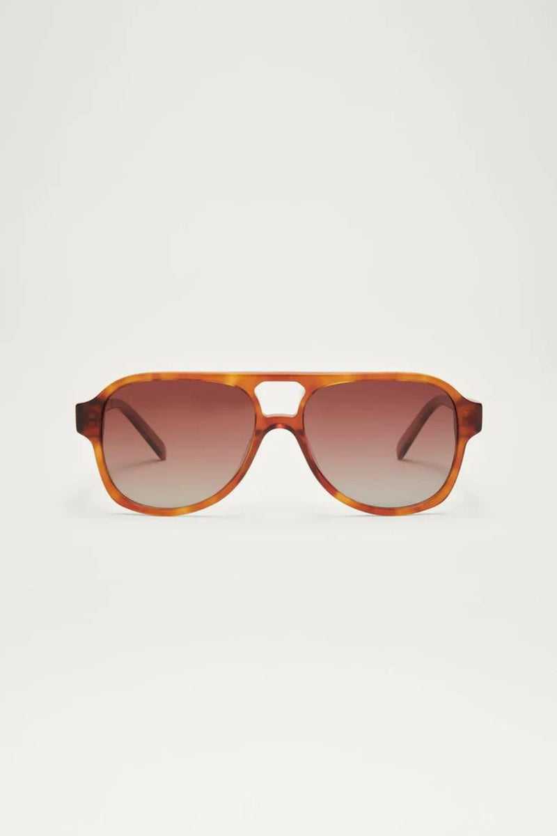 Z Supply Good Time Sunglasses - Brown-Tortoise-Grey