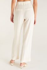 Z Supply Lucy Airy Pant - Adobe White