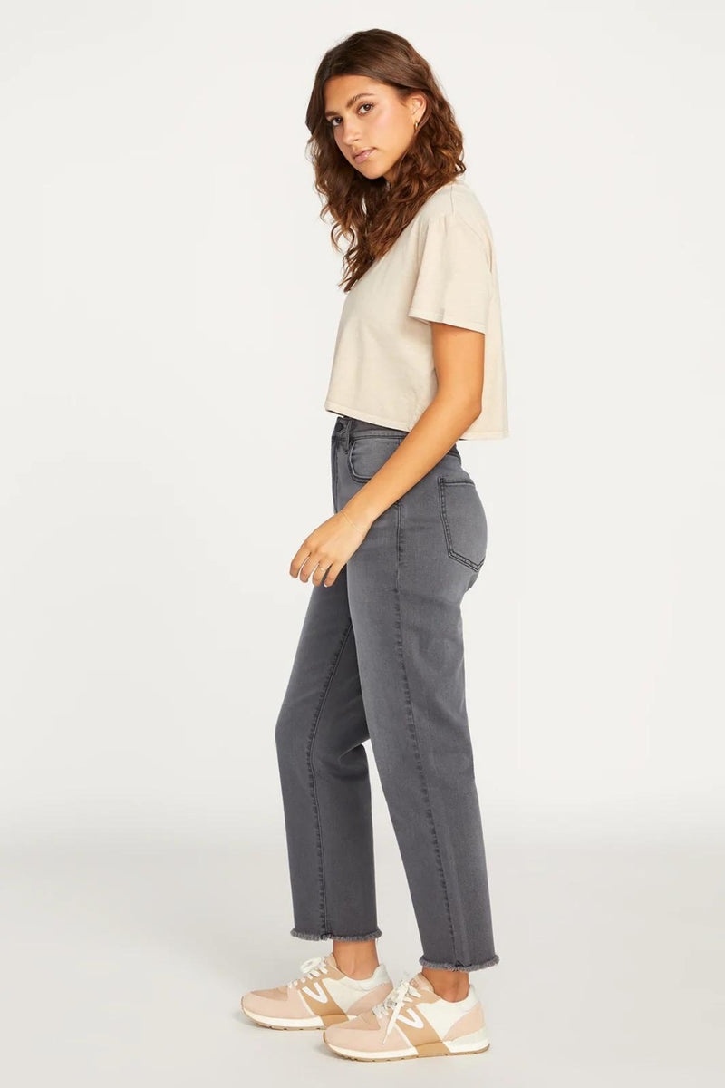 Volcom Stone Step High Rise Pant - Vintage Black