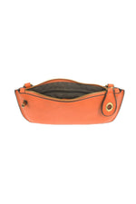 Joy Susan Mini Crossbody Wristlet Clutch - Pumpkin