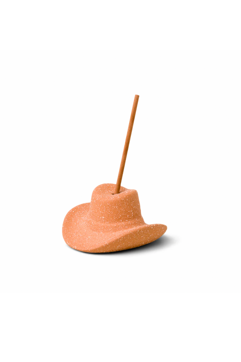 Paddywax Cowboy Hat Incense Holder - Terracotta