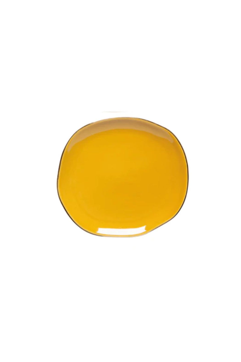 Pebble Appetizer Plates - Mustard