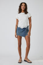 Free People Call Me Baby Tee - Ivory