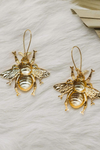 Ravenstone Bumblebee Earrings - Gold