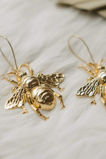 Ravenstone Bumblebee Earrings - Gold