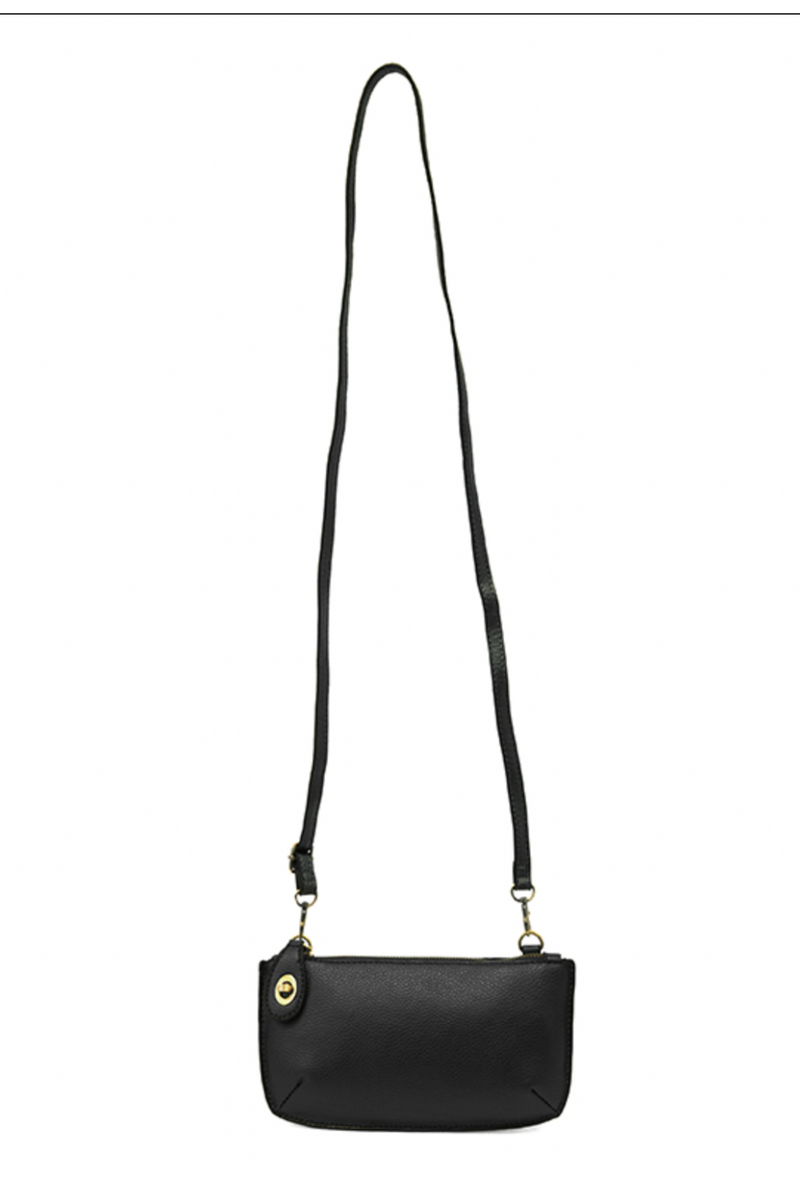 Joy Susan Mini Crossbody Wristlet Clutch - Black