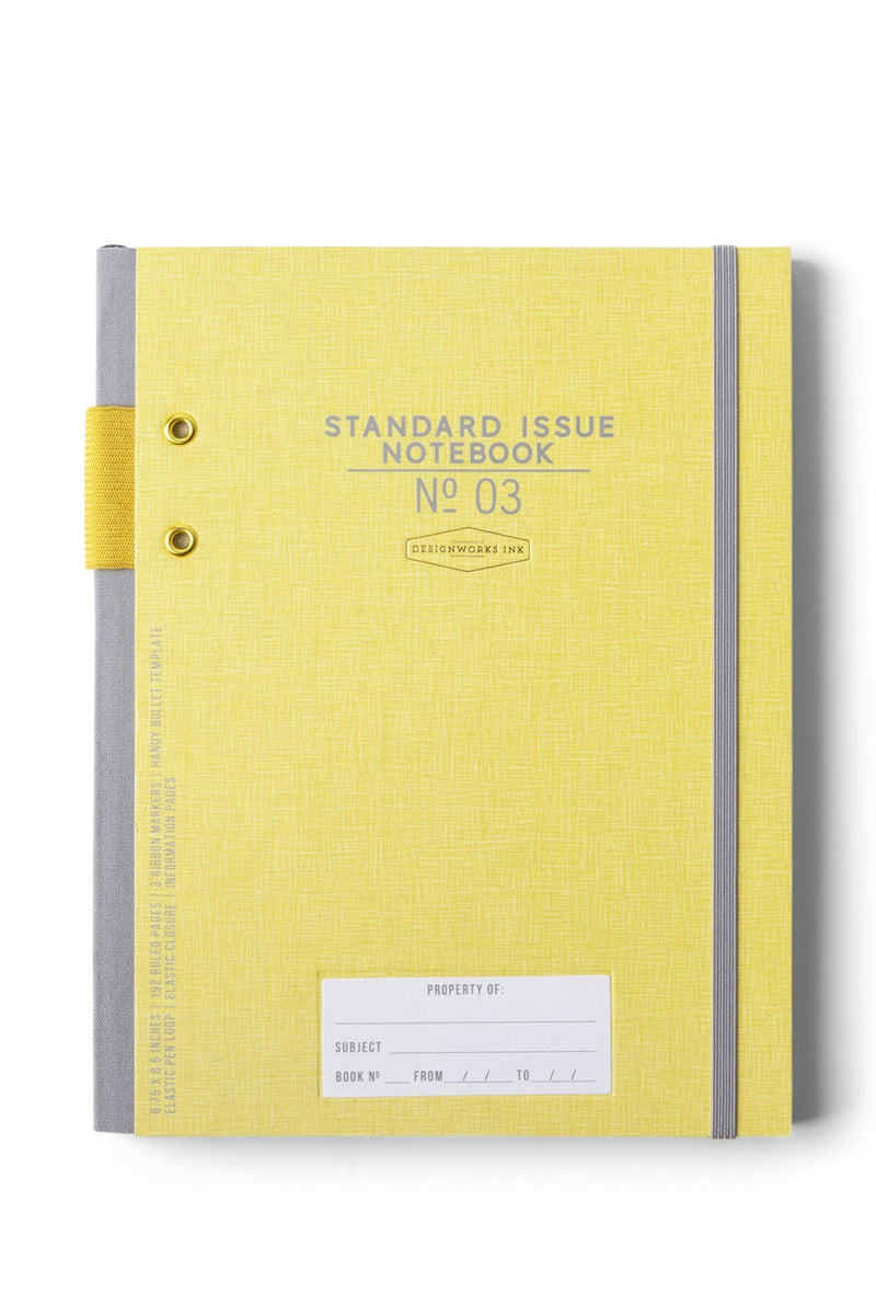 Design Works Ink Hardcover Fabric Spine Notebook - Ochre