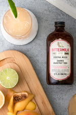Bittermilk Charred Grapefruit Tonic with Sea Salt Handcrafted Cocktail Mixers