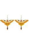 Le Chic Miami 70s Moth Hoop Earrings