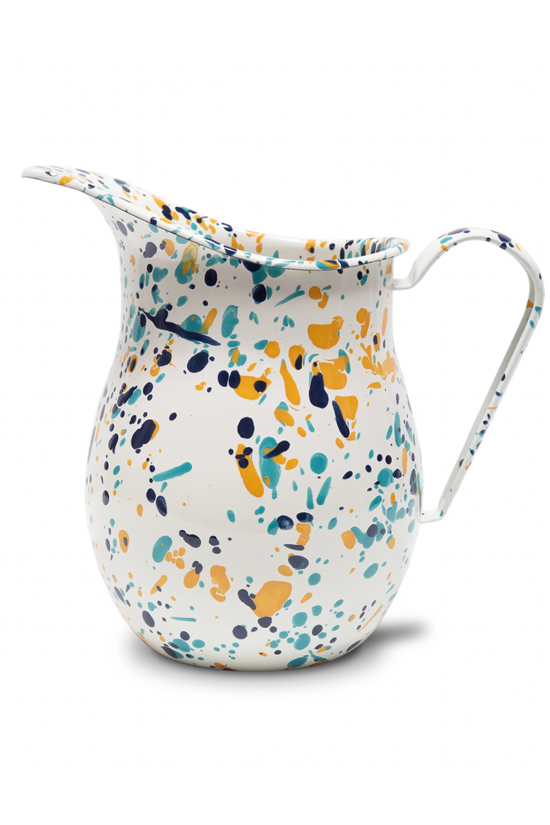 Crow Canyon Catalina Enamelware Large Pitcher - Bermuda Buttercup