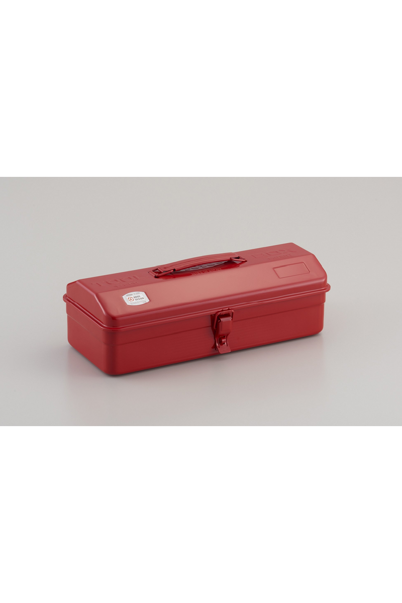 Toyo Steel Toolbox with Handle and Camper Lid- Red