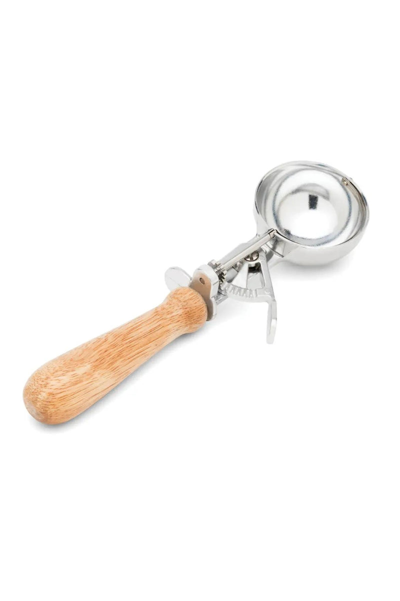 Vintage Trigger Ice Cream Scoop Wood