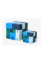 Areaware Cubebot Capsule Collection Micro -  Blue Multi