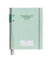 Design Works Ink Hardcover Fabric Spine Notebook - Green