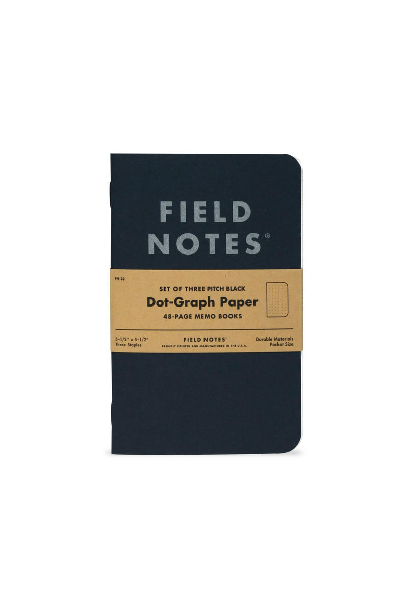 Field Notes Pitch Black Memo Book