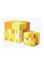 Areaware Cubebot Capsule Collection Micro by David Weeks - Yellow Multi